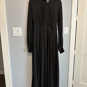 Beautiful Maxi, Open Back Black Dress